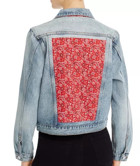 Jean Jacket Classic with Bandana Patch - Picture 4 of 15